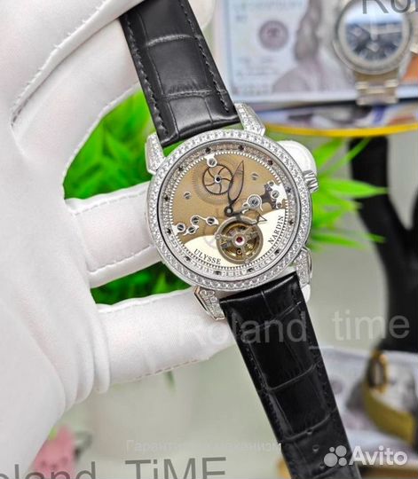 Мужские часы Ulysse Nardin в камнях swarovski