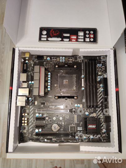 Материнская плата MSI B350-M mortar - сокет ам4