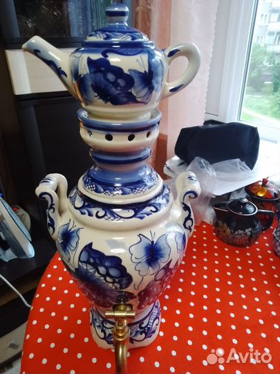 Самовар электрический Гжель