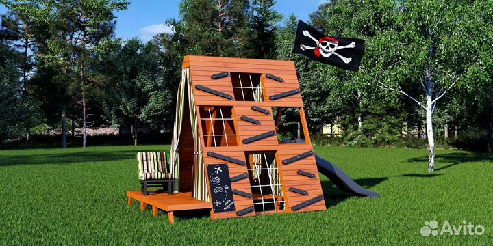 Игровая площадка для улицы Савушка База 3