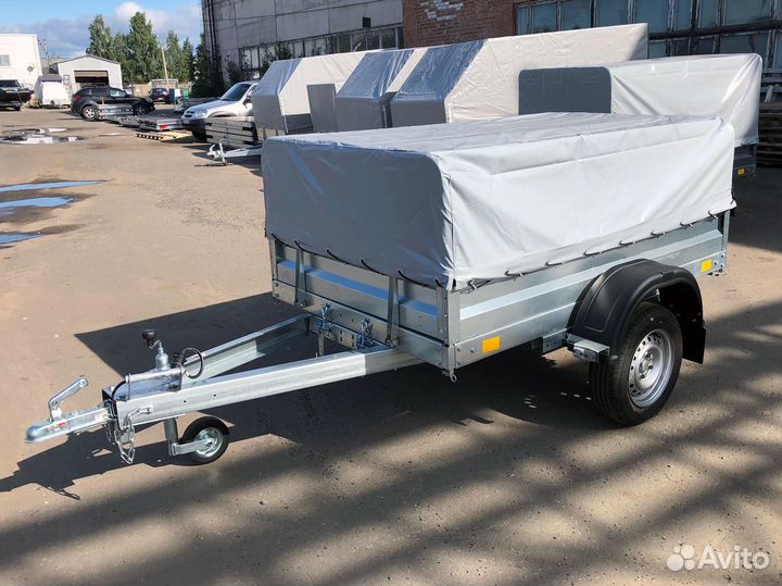 Прицеп 2,0х1,3 рессора AL-KO с тентом