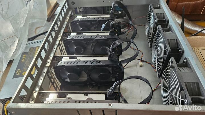 Видеокарта RX 580 8Gb * 4 карты Ферма