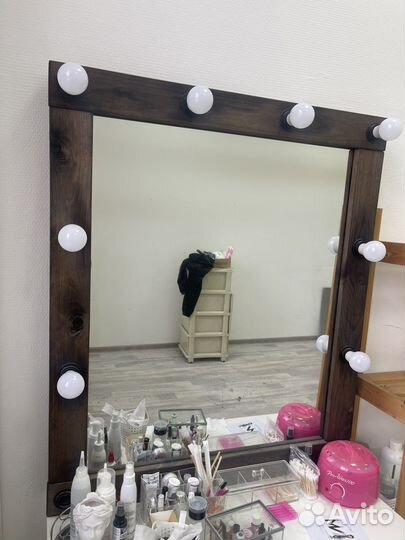Зеркало с лампочками