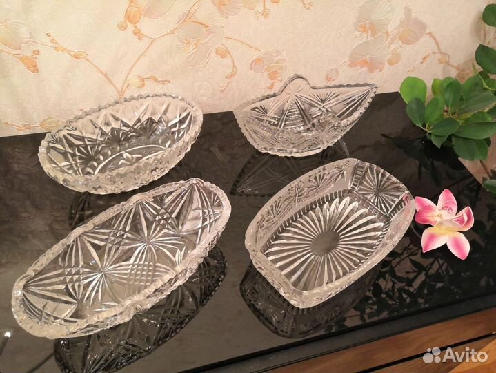 Хрусталь СССР (салатницы)