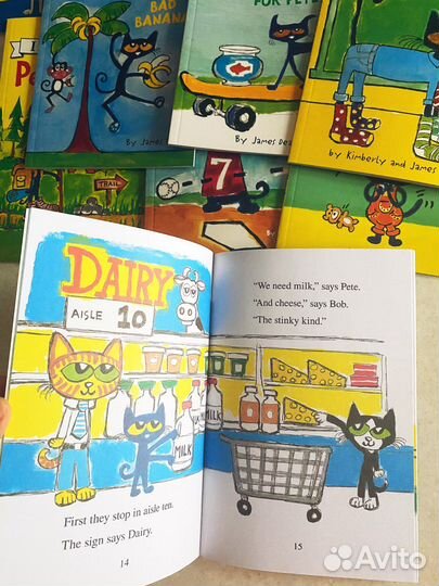 Набор книг на английском Pete the cat (19 книг)