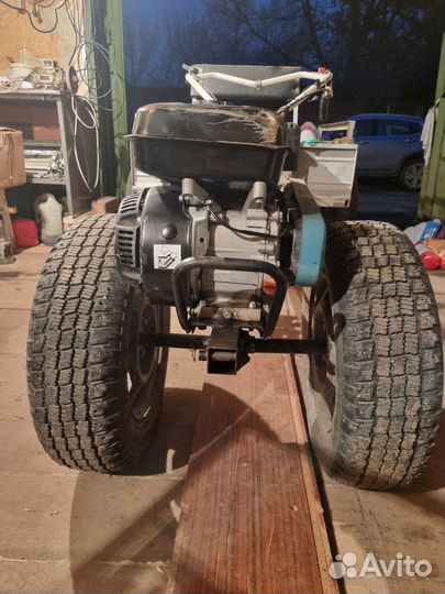 Мотоблок с прицепом