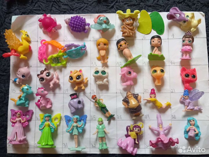 Киндеры девочке (феи,винкс, русалки)
