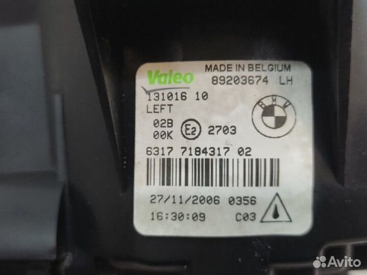 Фара противотуманная передняя левая Bmw X5 E70