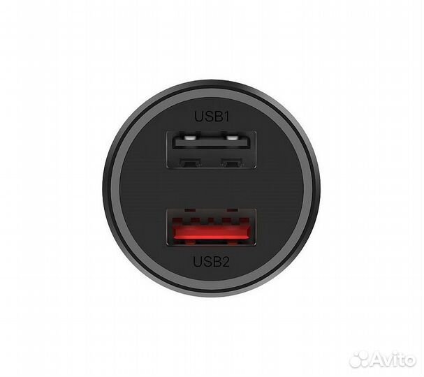 Азу Xiaomi Car Quick Charger 2USB CC06ZM 37W (GDS4