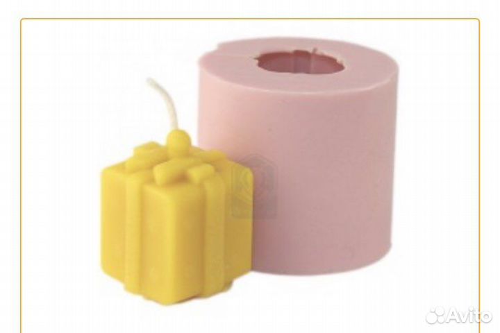 Силиконовая форма для изготовления свечей