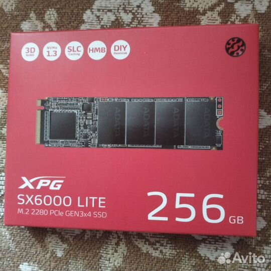 SSD M.2 2280 256 гб PCI-e 3.0