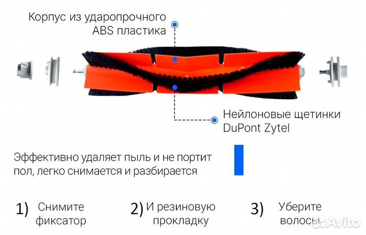 Комплект расходников для робота-пылесоса Xiaomi