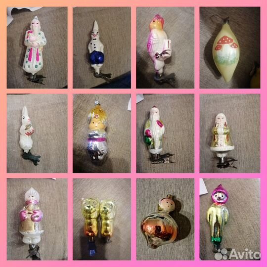 Елочные игрушки СССР