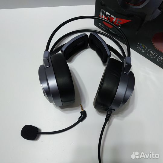 Игровые наушники Bloody G575 серые