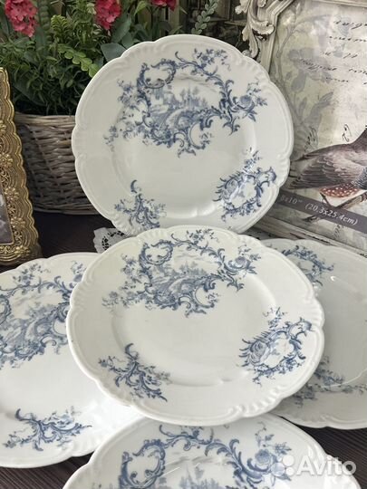 Антикварные тарелки Франция