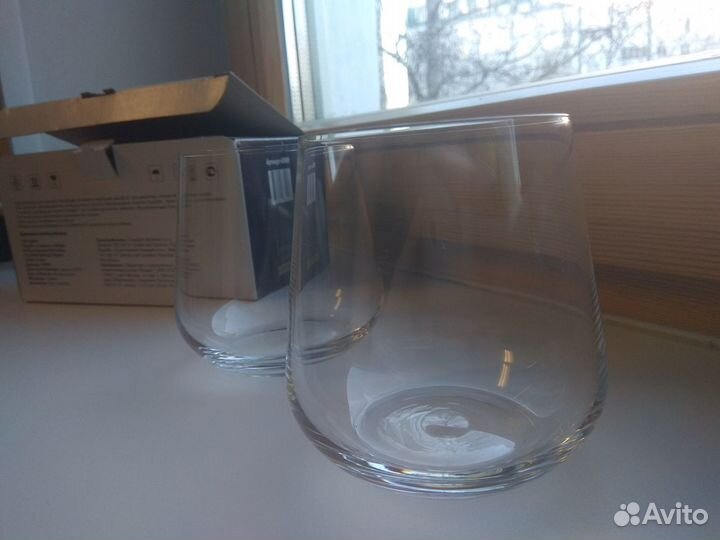 Бокалы для виски 2 шт. Crystalite Bohemia, новые