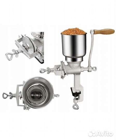 Ручная мельница для зерна, солода
