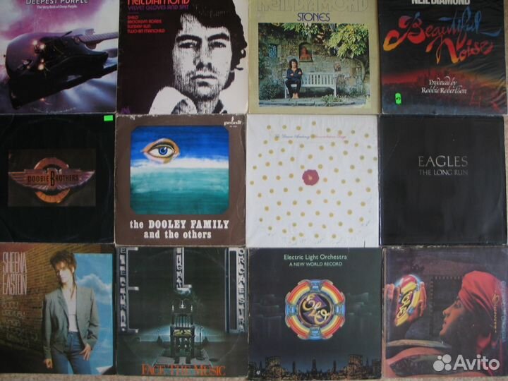 Виниловые пластинки-рок С-D-E-F-G