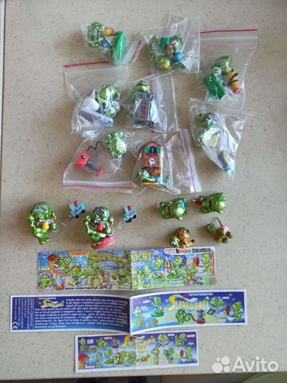 Киндер сюрприз, разные серии