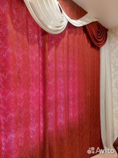 Шторы с ламбрекеном бу