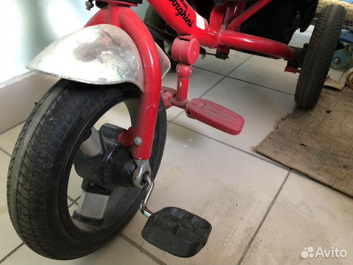 Детский трехколёсный велосипед Lamborghini б/у