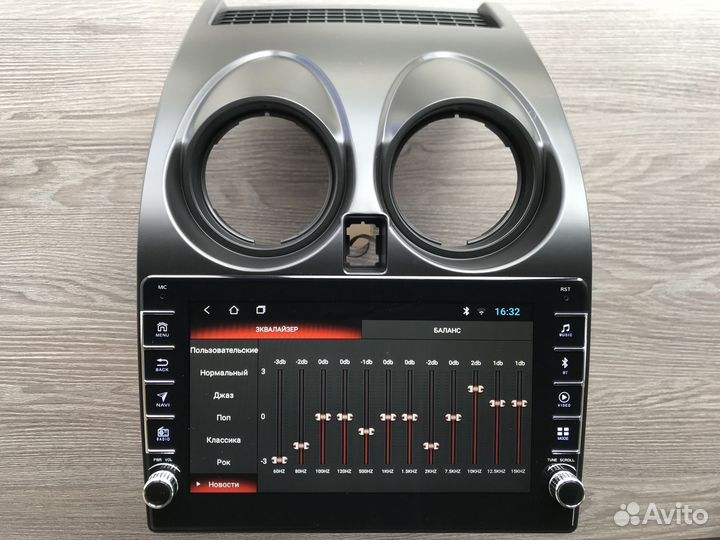 Магнитола Nissan Qashqai + физические кнопки