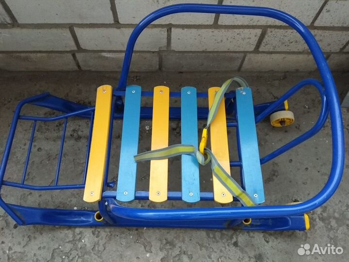 Велосипед и санки