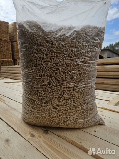 Топливные гранулы пеллеты премиум 6