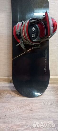 Сноуборд Sims 144cm+ крепления Flux