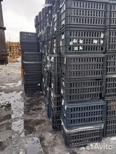 Пластиковые ящики б/у