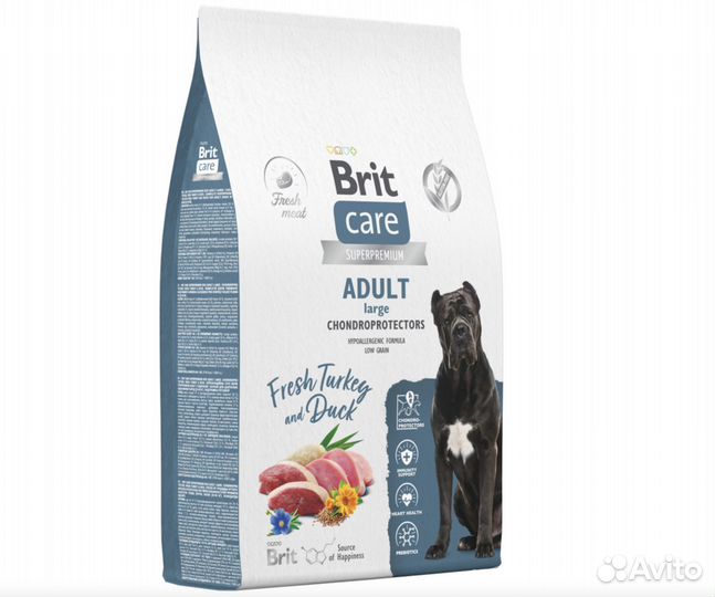 Сухой корм Brit Care для собак крупных, 12 кг