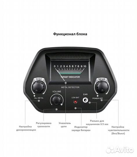 Металлоискатель новый MD-4030s