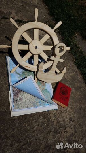 Штурвал и якорь набор