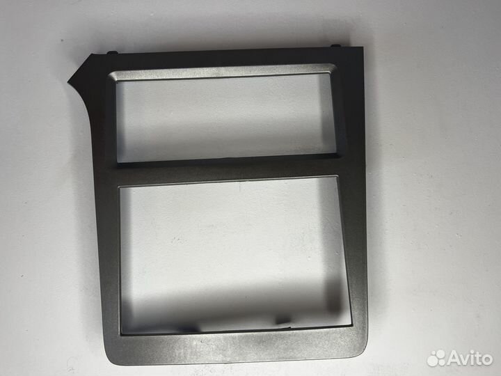 Рамка магнитолы Нексия N150 сток(темно-серая)