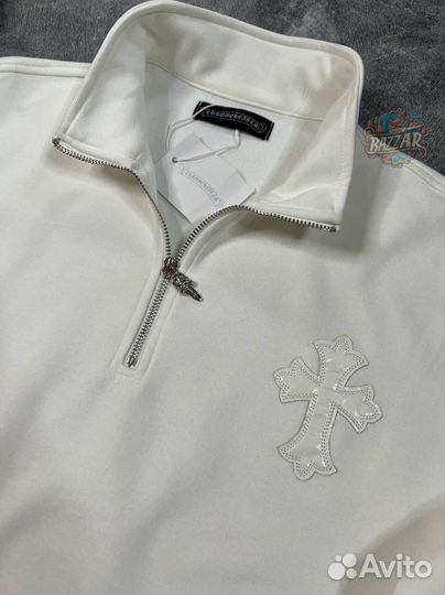 Свитшот полузамок Chrome Hearts