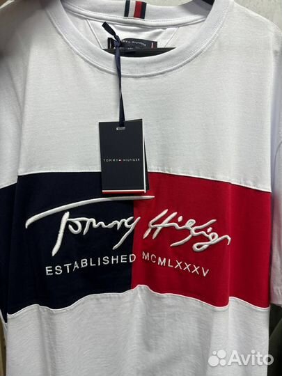 Футболка Tommy Hilfiger белая мужская