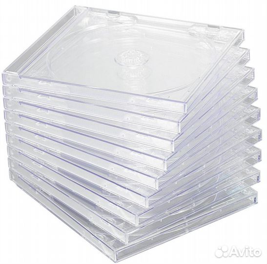Коробки для CD дисков прозрачные