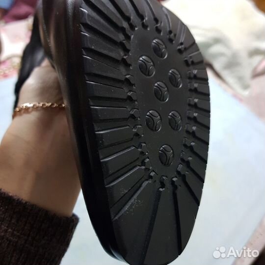 Кожаные полусапожки