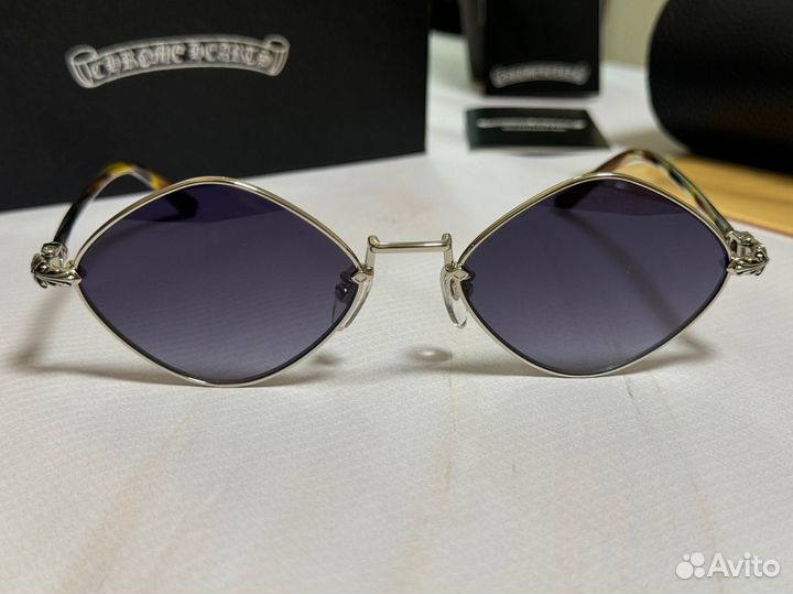 Очки Chrome Hearts DH-SS diamond DOG 56-21-145