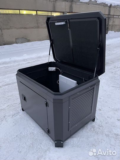 Кожух для генератора с обогревом и вентиляцией