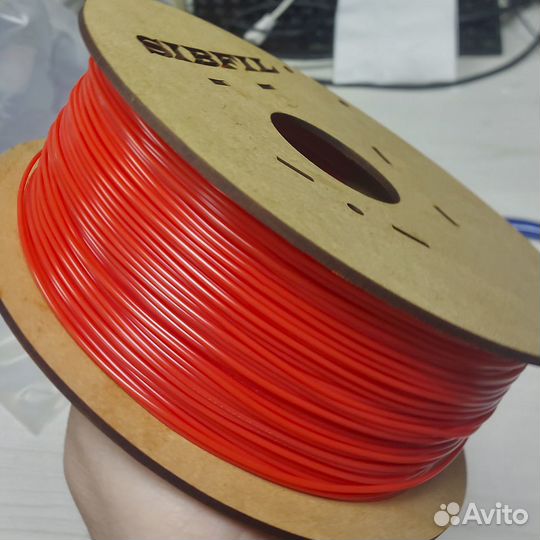 Филамент petg, коралловый, Bambu Lab пластик для 3