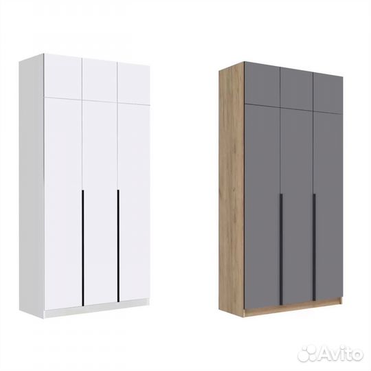 Шкаф Лион 3-створчатый белый