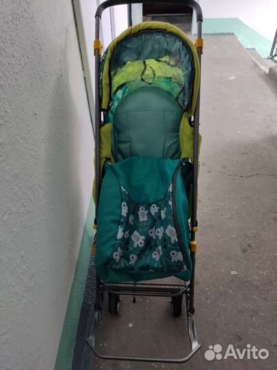 Детские санки коляска с колесами