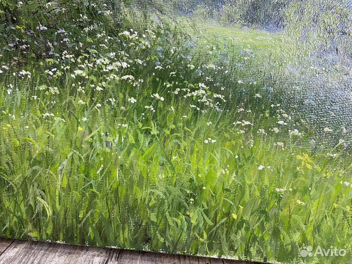 Картина маслом на холсте пейзаж