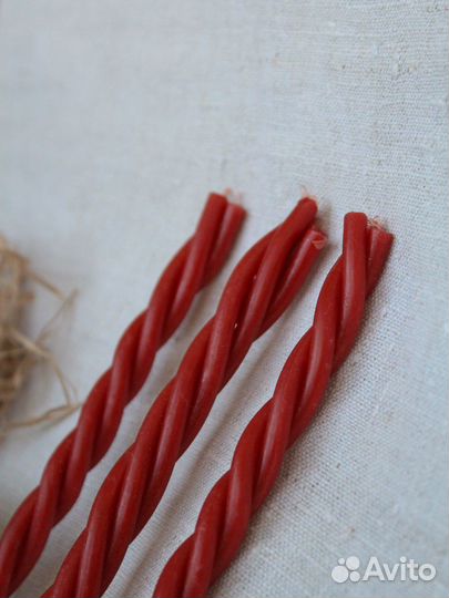 Свечи восковые натуральные 50 штук