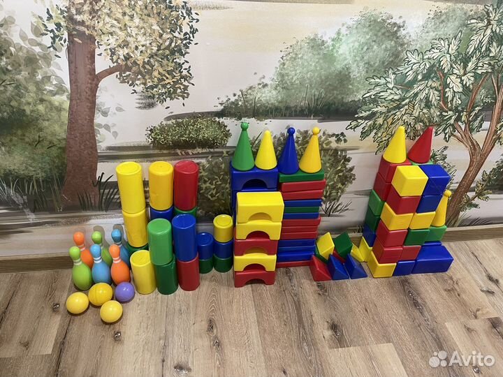 Развивающие игрушки пакетом, кубики большие