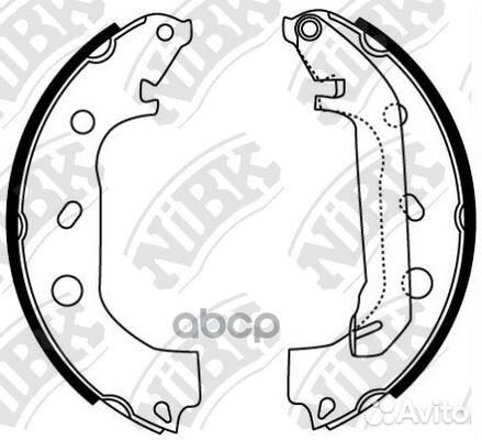 FN0584 Колод. торм. бар. NiBK FN0584 FN0584 NiBK