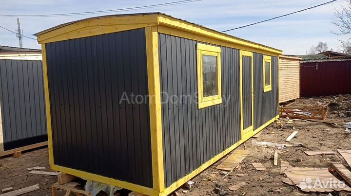 Бытовка деревянная утепленная с электрикой