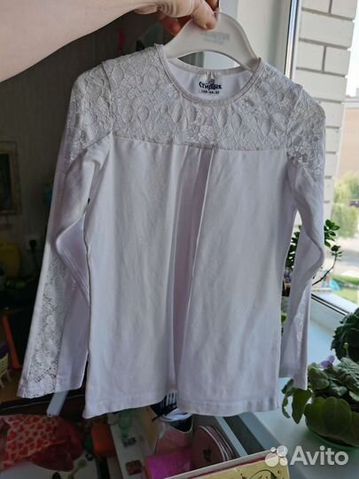 Блузки школьные 128р
