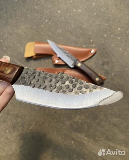 Нож мини-тяпка разделочный походный